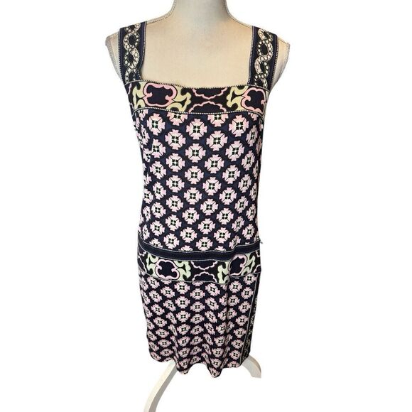 Diane Von Furstenberg 100% Silk Geo Print Vouge Runway Summer Collection NWT 8 - Picture 2 of 5